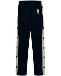 KENZO - Sports Trousers In Polyester Blend - Lyst