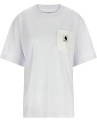 Sacai - T-Shirt Capsule X Carhartt Wip - Lyst
