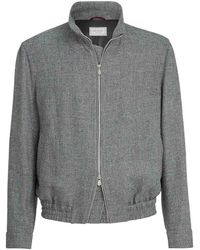 Brunello Cucinelli - Hopsack Jacket - Lyst