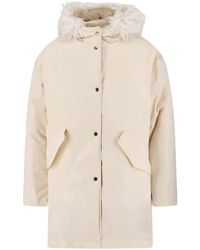 Jil Sander - Faux Fur Parka - Lyst