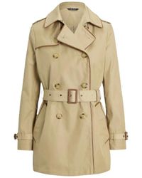 Ralph Lauren - Blt Db Pu Tr-Lined-Trench-Cotton Blend - Lyst