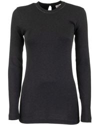 Brunello Cucinelli - Monili Insert Crewneck T-Shirt - Lyst