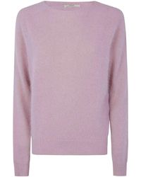 Nuur - Boxy Long Sleeves Round Neck Sweater - Lyst