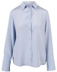 Max Mara - Silk Crepe De Chine Shirt - Lyst