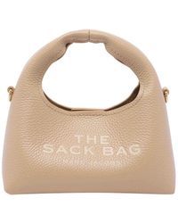Sack Micro Marc Jacobs The Crossbody Sack Micro in Brown | Lyst