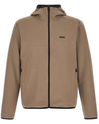 BOSS - Litewear Hooded Jacket - Lyst