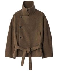 Lemaire - Short Wrap Coat - Lyst
