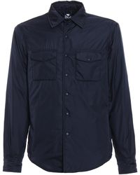 Aspesi - Padded Lightly Padded Nylon Shirt Jacket - Lyst