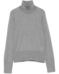 Alpha Studio - High Neck Sweater - Lyst
