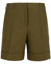 Jil Sander - Linen Shorts - Lyst