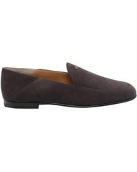 Tod's - Suede Sabot Loafers - Lyst