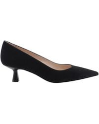 Stuart Weitzman - Stuart Sculpt Suede Pumps - Lyst