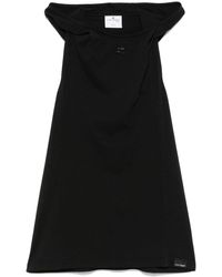 Courreges - Cotton Hooded Logo-Embroidered Racerback Tank Top - Lyst