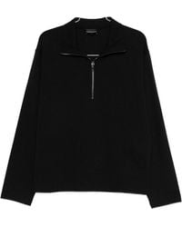 ARMANI EXCHANGE - Half-Zip Pullover - Lyst