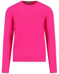 Drumohr - Lambswool Sweater - Lyst