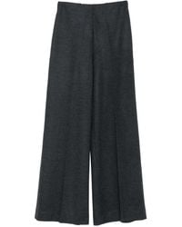 Harris Wharf London - Flared Superfine Merino Trousers - Lyst
