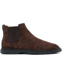Tod's - Chelsea Suede Ankle Boots - Lyst