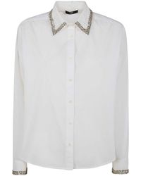 Seventy - Popeline Embroidered Stones Shirt - Lyst