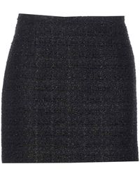Tagliatore - Tweed Mini Skirt - Lyst