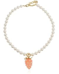 CASABLANCA - Strawberry Necklace - Lyst