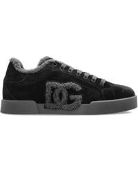 Dolce & Gabbana - Suede Sports Shoes - Lyst