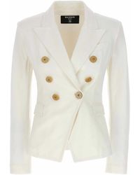 Balmain - Stylish And Chic 6-Button Denim Jacket For - Lyst