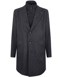 BOSS - Hugo Coat Wool Blend - Lyst
