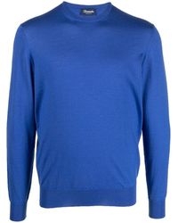 Drumohr - Wool And Silk Crewneck Sweater - Lyst