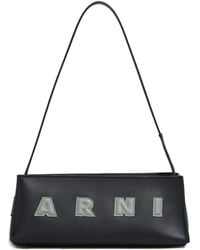 Marni - Calf Leather Shoulder Bags - Lyst