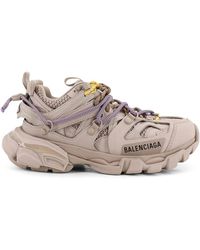 Balenciaga - Track Mesh Sneakers With Colored Laces Detail - Lyst