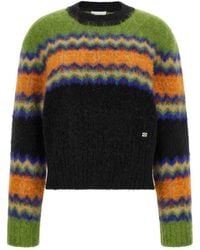 Ganni - 'Fair Isle' Sweater - Lyst