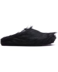 Marni - Calf Hair Sabot - Lyst