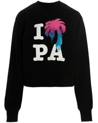 Palm Angels - 'I Love Pa’ Sweatshirt - Lyst