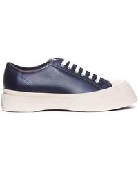 Marni - Denim Pablo Sneakers With Round Toe - Lyst