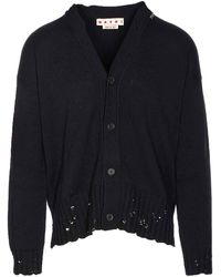 Marni - Knitted Cardigan With Buttons Closure - Lyst