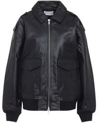 Frankie Shop - Viper Leather Jacket - Lyst