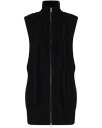 MM6 by Maison Margiela - Wool Zip Vest - Lyst