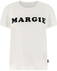 MM6 by Maison Margiela - Arc Print T-Shirt - Lyst