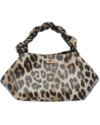 Ganni - Animalier Small Bou Handbag - Lyst