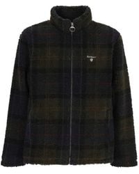 Barbour - Tartan Fleece Zip Jacket - Lyst