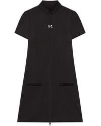 Courreges - Interlock Tracksuit Mini Dress - Lyst