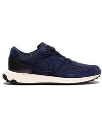 Tod's - Leather And Suede Sneakers - Lyst