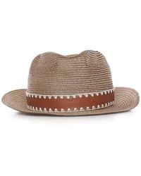 Eleventy - Abaca Hat - Lyst