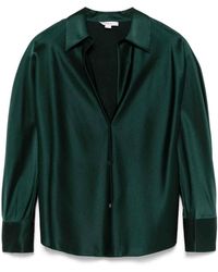 Vince - Bias Ls Blouse - Lyst