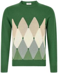 Ballantyne - Argyle Sweater - Lyst
