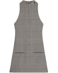 Courreges - Prince Of Wales Sleeveless A-Line Dress - Lyst
