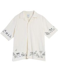 Paul Smith - Summer Reverie Embroidery S/S Shirt - Lyst