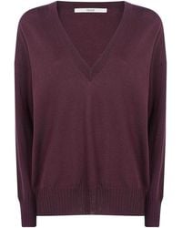 Nuur - Long Sleeves V Neck Sweater - Lyst