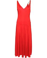 Lanvin - Sleeveless A-Line Midi Dress - Lyst