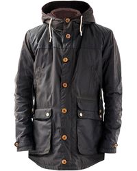 Barbour - Game Waxed Padded Parka - Lyst